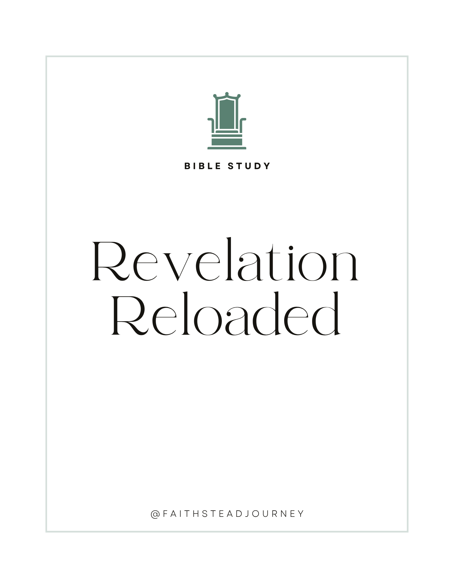 Revelation Reloaded Bible Study Notes