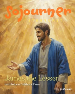In this episode of the Sojourner Storycast, we step into the quiet and faithful story of James the Lesser—one of Jesus’ twelve disciples who served without recognition or fame. Often overshadowed by others, James shows us that faithfulness matters deeply to God, even when the world barely notices. 

James the Lesser’s life reminds us that following Jesus isn’t about being seen, remembered, or celebrated—it’s about obedience, humility, and steadfast devotion to Christ. His story invites us to trust that God sees what others don’t and uses hidden faith for His greater purposes. 

Scripture: Matthew 10:2–4, Mark 3:16–19, Luke 6:12–16 

This episode is part of the Sojourner Storycast — a storytelling series for kids, teens, and families. Each story weaves history and Scripture together to show how God worked through ordinary people to accomplish extraordinary things. Perfect for Christian homeschool families, family devotion time, and Bible learning at home. 

You can also download a free PDF companion guide that includes a devotional, rabbit trails, extra resources, and helpful links—perfect for personal study or family discipleship. 

🔗 Links in bio.