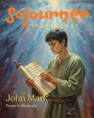 In this episode of the Sojourner Storycast, we step into the honest and redemptive story of John Mark—a young follower of Jesus who stumbled, ran away, and later became a faithful servant of the gospel. His journey reminds us that failure is not the end of the story when God is at work.

John Mark’s life shows us that God specializes in restoration. Though he once turned back in fear, God used time, grace, and perseverance to shape him into a trusted companion of Paul and Barnabas and the author of the Gospel of Mark. His story invites us to trust that God can redeem our weaknesses and use them for His purposes.

Scripture: Acts 12:12, Acts 13:13, Acts 15:36–41, Colossians 4:10, 2 Timothy 4:11

This episode is part of the Sojourner Storycast — a storytelling series for kids, teens, and families. Each story weaves history and Scripture together to show how God worked through ordinary people to accomplish extraordinary things. Perfect for Christian homeschool families, family devotion time, and Bible learning at home.

You can also download a free PDF companion guide that includes a devotional, rabbit trails, extra resources, and helpful links—perfect for personal study or family discipleship.

🔗 Links in the bio.