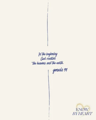 2026 Week 1 Memory Verse 🌎

Know By Heart podcast 🔗 in bio.