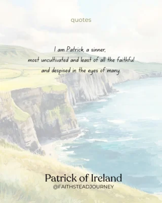 The Legacy of Patrick of Ireland

While researching the life and legacy of Patrick for my podcast, Sojourner Storycast, a few things about his story deeply stood out to me.

After being kidnapped from his comfortable life in Roman Britain, Patrick came to a place of deep repentance. In his youth, he confessed that he had rebelled against God—taking the Word of God for granted and ignoring it. Yet even in his wandering, God did not abandon him. Instead, in His mercy, God pursued him.

Patrick came to understand the grace of God in a profound way. He saw himself as the worst of sinners, completely unable to save himself—like a stone stuck in the mud, needing God to lift him out. Because he understood this grace so deeply, when God later called him to return to Ireland to preach to the very people who had enslaved him, he obeyed without hesitation.

When Patrick returned to Ireland as a missionary, he faced countless dangers and near-death situations. Yet he had a deep love for the Irish people. Why? Because he knew he himself had been saved by grace. And if God could save him, was anyone beyond His saving power?

When someone has truly been touched by the grace of God, that love cannot remain contained—it overflows toward others.

Read the full article on the blog. 🔗 in bio.
 

#StPatricksDay #SaintPatrick #ChurchHistory #ChristianHistory #FaithLegacy