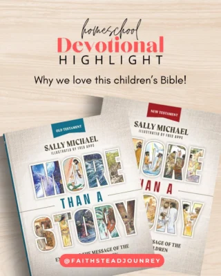 ✨ One of our family’s favorite children’s Bibles! ✨

More Than a Story by Sally Michael from @truth78org helps kids see the big picture of God’s Word—not just stories, but God’s plan of redemption through Jesus.

✅ Faithful to Scripture
✅ Short, illustrated chapters
✅ Key truths highlighted for kids
✅ End-of-chapter gospel application

Perfect for ages 6+ and for the whole family to read and discuss together. ❤️

📖 Teaching kids that the Bible is more than a story—it’s God revealing Himself has never been easier!

#ChristianParenting #BibleForKids #FamilyDevotions #TeachTheGospel #faithbasedfamily