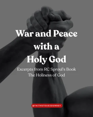 We often think of God’s holiness as something distant, untouchable, or even intimidating. But Scripture shows us something amazing: God allows His people to wrestle with Him.

Jacob, Job, Habakkuk—they all struggled, questioned, and even argued with God. And yet, in their wrestling, they were not destroyed. They came out alive—and ultimately at peace with Him.

God’s holiness does not push us away; it invites us into honest struggle. Sometimes losing the battle in our way is the path to finding His peace.

Have you wrestled with God today? What is He inviting you to surrender so you can know His peace?

#WrestlingWithGod #HolyGod #FaithJourney #RCSproul #PeaceThroughStruggle