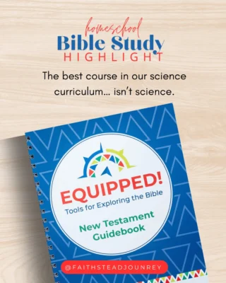 The best course in our science curriculum… isn’t science 🤍

We’ve been using @journeyhomeschoolacademy for a while now, and it’s been such a solid fit for our family. 

But the course that’s impacted us the most has actually been their New Testament study, Equipped.

What makes it so different is that it doesn’t just teach what the Bible says—it teaches you how to read it.

It walks through all 27 books of the New Testament and focuses on the literary design of Scripture—things like chiasms, parallelism, repetition, and inclusios. And once you start seeing those patterns, it honestly changes everything. You realize how much meaning is embedded in the structure, not just the words.

It also weaves in historical and cultural context, helps you understand different genres, and shows how each Gospel uniquely tells the story of Jesus.

What I love most is that it builds real confidence. So instead of just “I’ve read this before,” it becomes “I actually understand what’s happening here.”

If you’re homeschooling and want something that really grounds your kids in how to study the Bible for themselves, this is such a well thought out resource. 

And honestly—even if you’re not homeschooling—it’s still absolutely worth it if you want to deepen your understanding of Scripture.

Check out the full review on the blog. 🔗 in bio.

#homeschoollife #christianhomeschool #homeschoolcurriculum #homeschoolhighschool #biblestudy
