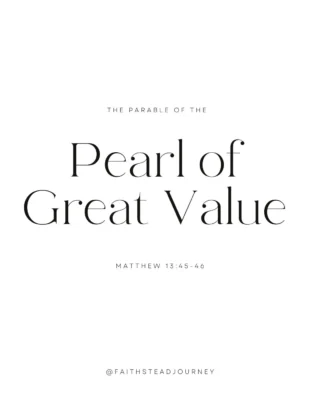 The parable of the hidden treasure and the pearl of great value reminds us that the kingdom of heaven is not something people stumble into lightly—it is something they recognize as worth everything. When the merchant finds the pearl, he doesn’t hesitate or negotiate; he responds with total surrender because he understands its unmatched worth.

Jesus is showing us that real discipleship is not about adding Him to an already full life, but about discovering that He is worth reshaping everything around. What once felt valuable begins to lose its hold when compared to the surpassing worth of knowing Christ and belonging to His kingdom.

Yet this parable also gently exposes our hearts. We often treat many things as “valuable pearls” alongside Jesus—comfort, success, control, approval. But the kingdom calls us to a deeper clarity: there is only one treasure that is truly worth everything.

Today, the invitation is not pressure but vision—asking God to open our eyes to see Christ clearly enough that we would gladly release lesser things, not out of loss, but out of joy.

Following the @simply_bible book club.

#PearlOfGreatPrice #KingdomOfHeaven #FollowingJesus #FaithAndSurrender #BibleDevotional