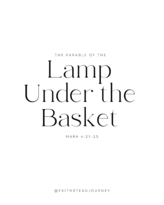 A lamp is not lit so it can be hidden. Its purpose is to shine. In the same way, Jesus did not come to remain concealed. He came to reveal the truth about God, His Kingdom, and the way of salvation. The question is not whether the light is shining, but whether we are paying attention to it.

Jesus warns, “Pay attention to what you hear.” Spiritual growth is not merely about gaining information; it is about responding to God’s Word with faith and obedience. Those who receive His truth and act on it will find their understanding deepening. But those who ignore or neglect what they have heard will gradually lose even the little understanding they possess.

The Kingdom of God works this way: revelation brings responsibility. Every time we open Scripture, hear a sermon, or sense the Spirit’s conviction, we are invited to respond. As we do, God’s light shines more brightly in our lives and through our lives to others. 💡 

Following the @simply_bible book club.

#Mark4 #BibleStudy #KingdomOfGod #GodsWord
#LetYourLightShine