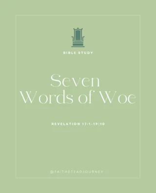 We’re drawing closer to the end of Revelation.

Revelation 17–19 gives us a sobering picture of Babylon—and seven words of woe over the kingdom of this world.

Babylon looks powerful, beautiful, wealthy, and secure. But God pulls back the curtain and shows us what it really is: a system opposed to Him, intoxicated by power, pleasure, wealth, and self-glory.

And then, in an instant, it falls.

What struck me most is the contrast in these chapters. The kings mourn. The merchants mourn. Those who became wealthy through Babylon mourn. The whole world seems to cry, “Woe! Woe!”

But heaven cries, “Hallelujah!”

Why? Because God’s judgment is true and righteous.

Revelation isn’t merely telling us to figure out who Babylon is. It’s asking us “which kingdom we’re living for.”

And while Babylon’s people mourn the loss of what they loved, Christ’s Bride is being prepared for the marriage supper of the Lamb.

So Revelation gives us a choice—not merely between two destinations, but between two kingdoms, two loves, and two ways of life.

What kingdom are you living for?

Read the full article on the blog. 🔗 in bio.

#RevelationStudy #BookOfRevelation #BiblicalTruth #ChristOurKing #ChristianEncouragement