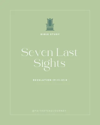 Seven Last Sights of Revelation 👀

As Revelation draws to a close, John is shown one final scene after another:

The King returns.
The nations gather.
The beast is defeated.
The saints reign with Christ.
And the story is moving toward the day when God makes all things new.

Revelation isn’t meant to leave us terrified about the future. It reminds us who sits on the throne, who wins the battle, and where history is headed.

Christ reigns. Evil will be judged. And His people will reign with Him.

“Blessed and holy is the one who shares in the first resurrection!” — Revelation 20:6

Read the full post of the blog. 🔗 in bio.

#Revelation #BookOfRevelation #RevelationStudy #BibleStudy #newheavennewearth